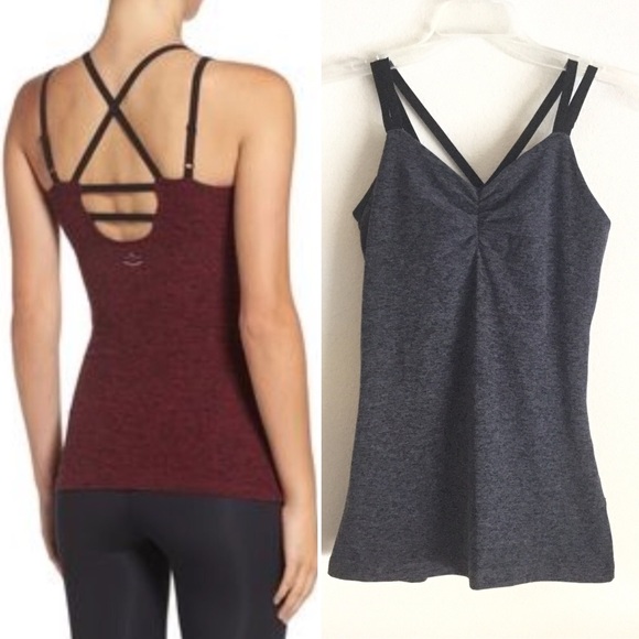 Beyond Yoga Tops - BEYOND YOGA Strappy Camisole Shelf Bra Tank Medium